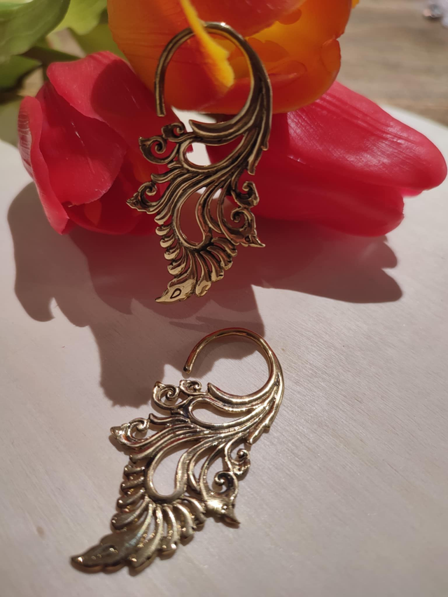 Boucles d’oreilles en bronze – Élégance bohème