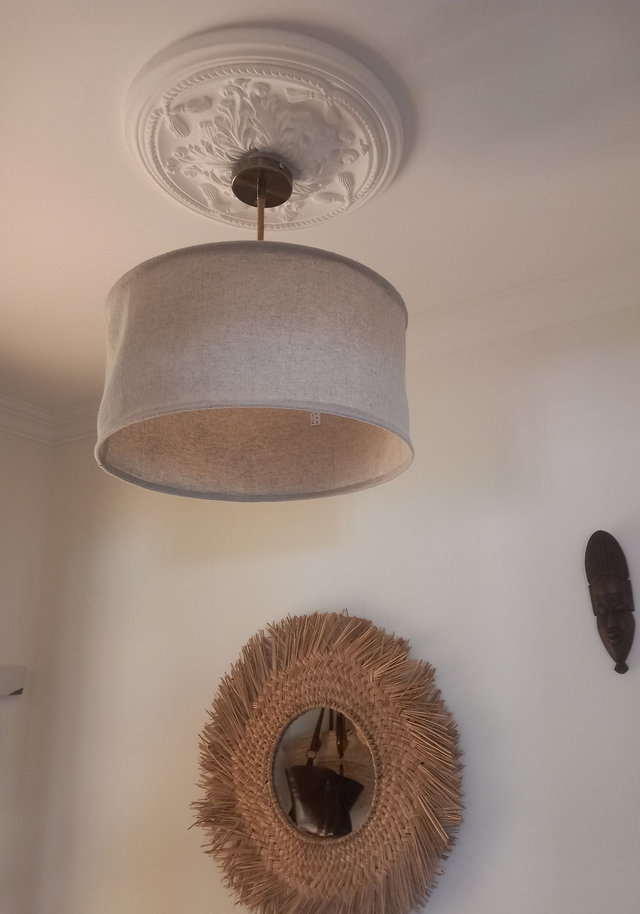 Abat-jour pour suspension en chanvre - Suspension diamètre  35 cm ou 45 cm ou 55 cm