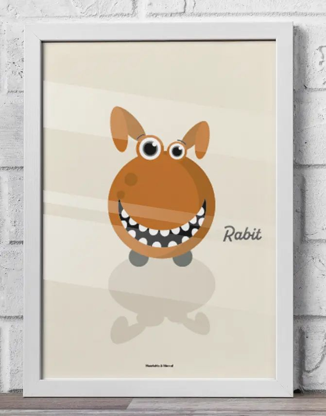 11 - Carte postale animaux monstre