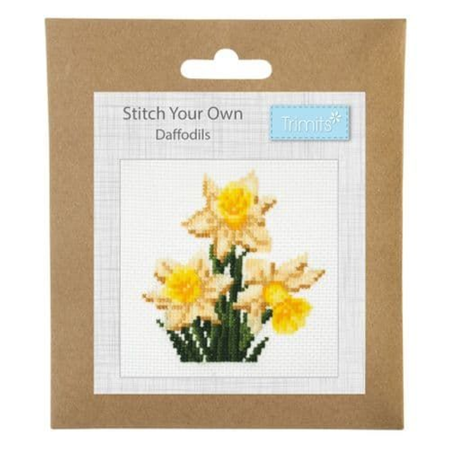 Trimits Mini Cross Stitch Kit - Daffodils