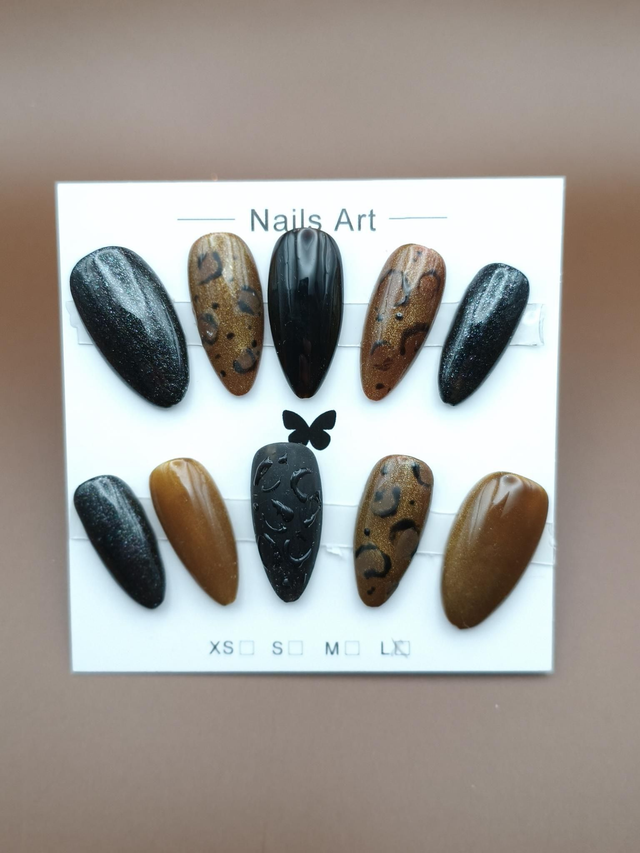 Kit Press-on léopard taille L