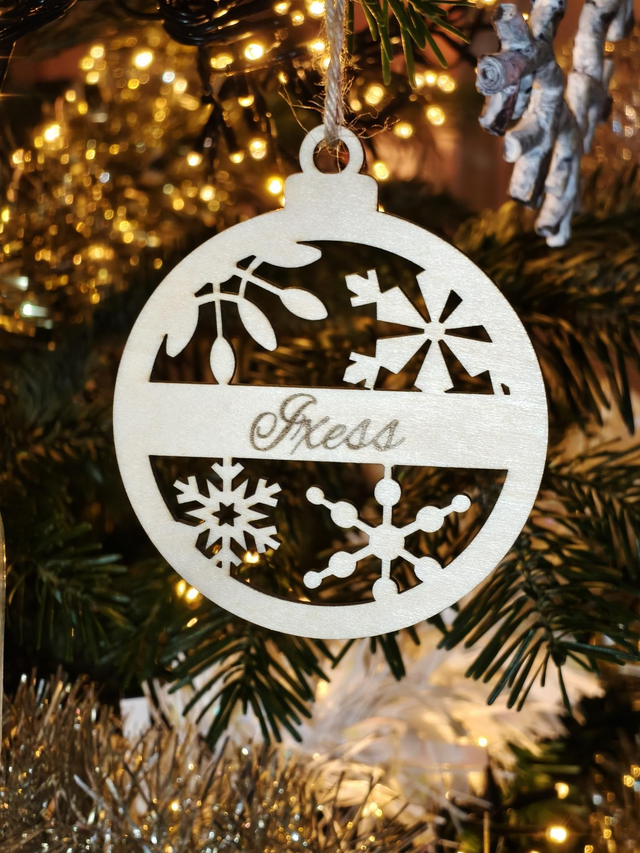 Boulle de Noël nominatif