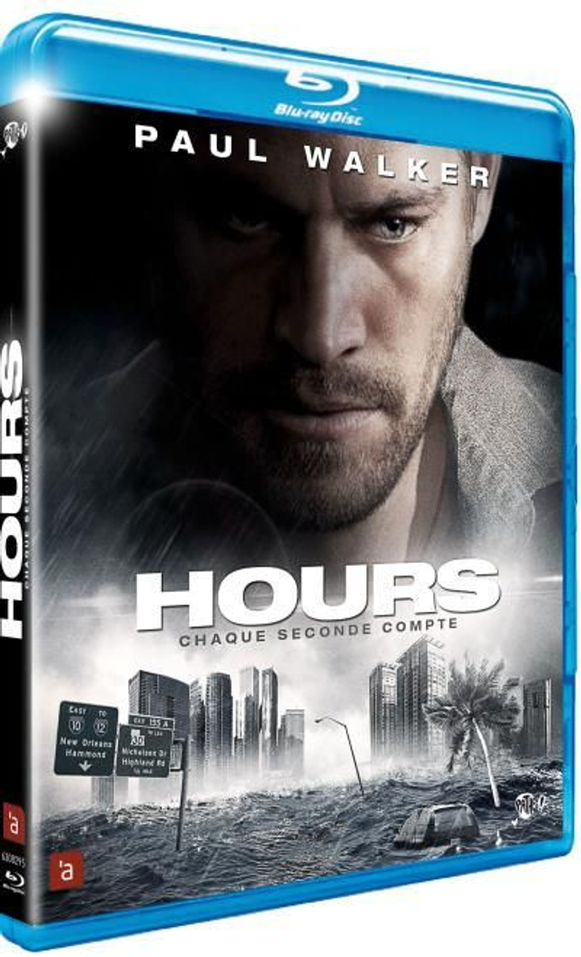 Hours, chaque seconde compte Blu-ray avec Paul Walker. Tout neuf.