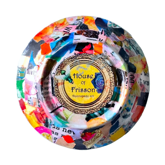 "Bitch, Please" Dark Green Upcycled Trinket Dish - House of Frisson