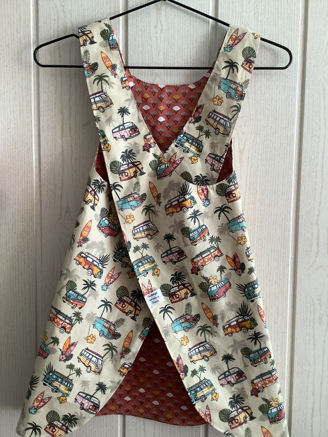 Tablier japonais enfant en tissu enduit