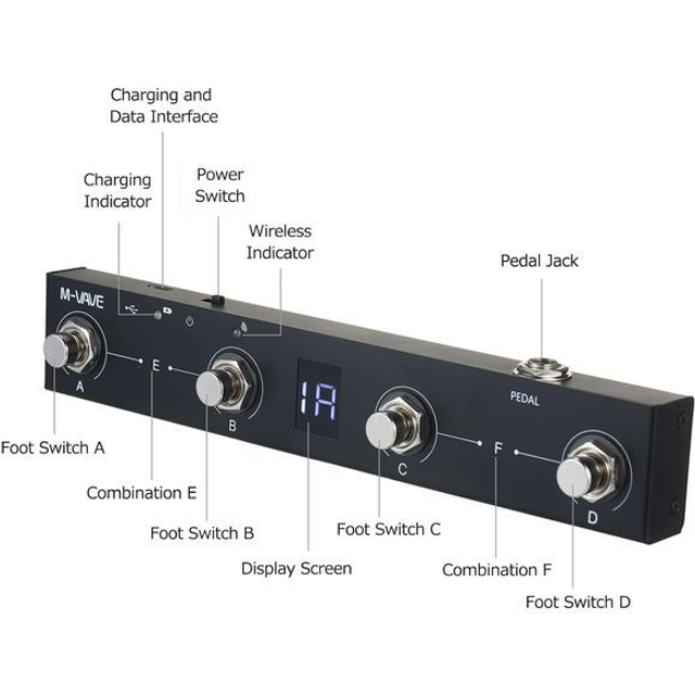 M-Vave Midi Controller Pedal midi pedal