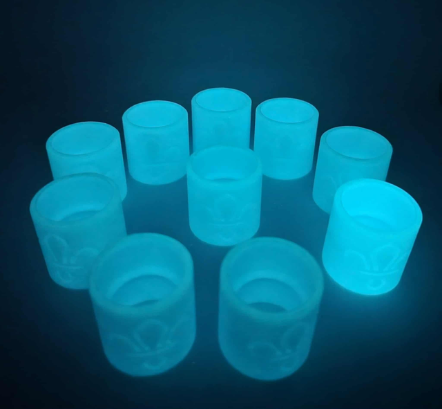 Woggle - Glow - Blue - 10 Pack