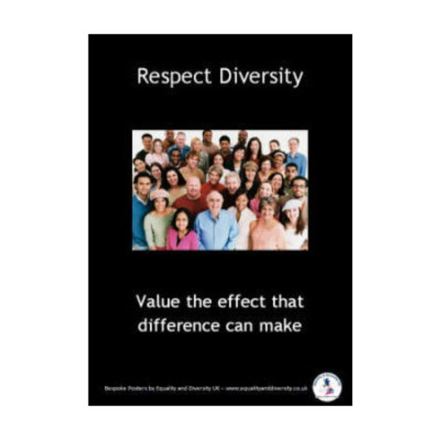 Equality and Diversity Posters Black Set (8)