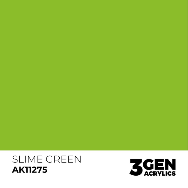 3rd Gen. Acrylics Slime Green