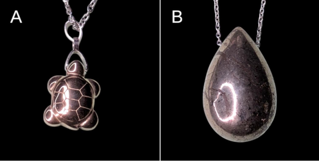Pendentif pyrite 