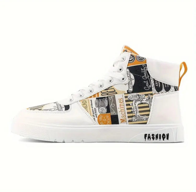 Modne Męskie Buty Skate, Wygodne, Antypoślizgowe Tenisówki W Stylu Ulicznym Do Męskich Zajęć