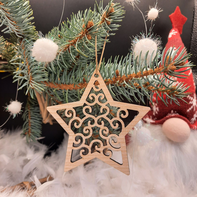 Boule de Noël en Frêne massif - Modèle 24