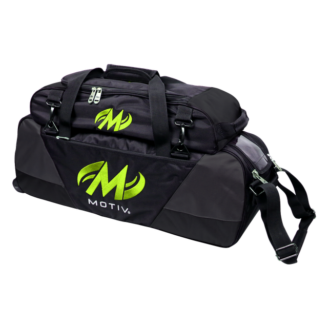 MOTIV Ballistix 2-Ball Tote - Grey/Lime inclusive Schuhfach - Zustand GUT