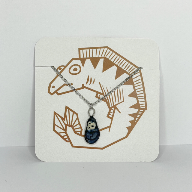 Necklace Blue Mussel