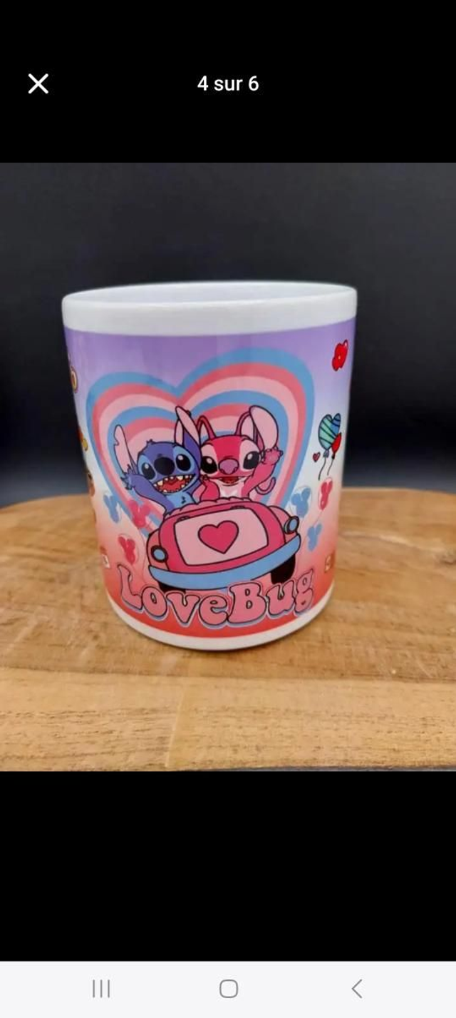 Mug Stitch et sa chérie 