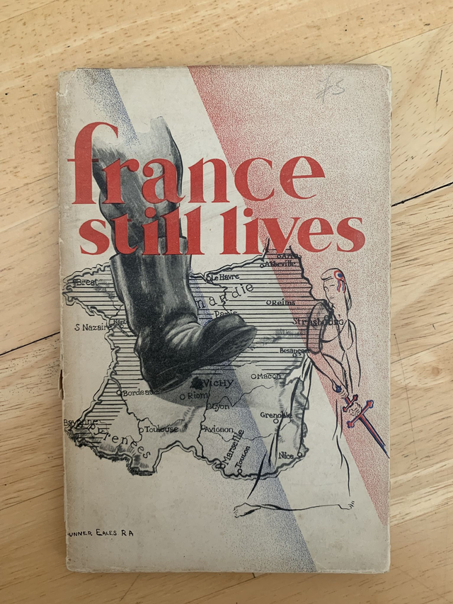 France Still Lives By Michael 1942 WW2 French History Book (in English)