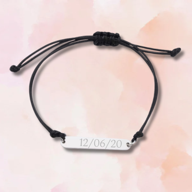 Bracelet Lien Argent à Graver