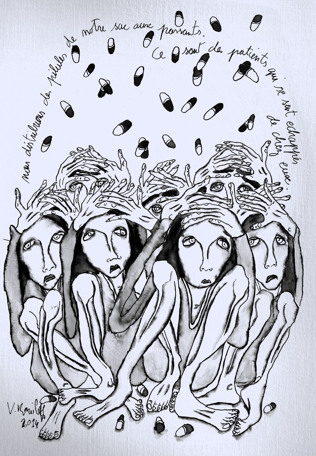 Nous distribuons des pilules...