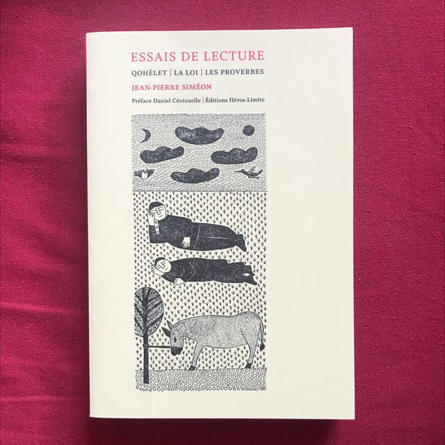 SIMÉON Jean-Pierre - Essais de lecture, Qohélet, La Loi, Les Proverbes