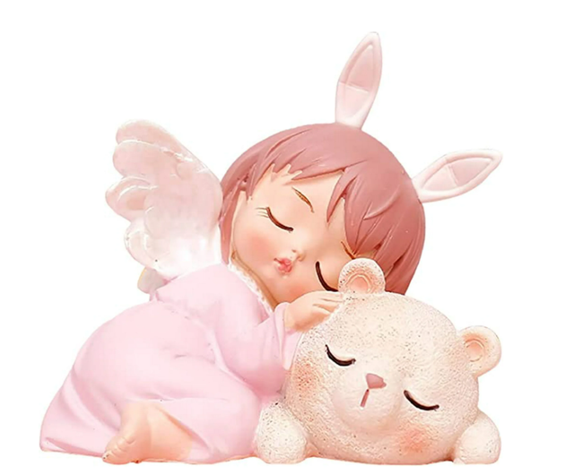 Fée petite - Fée dormant avec ours