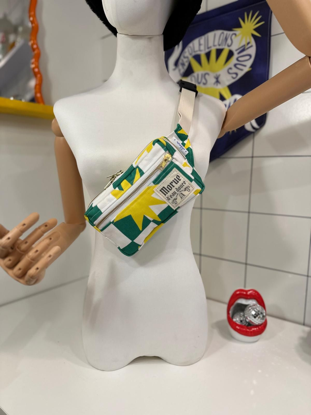 sac banane Pockette Soleil Vert (collab X aliboron)