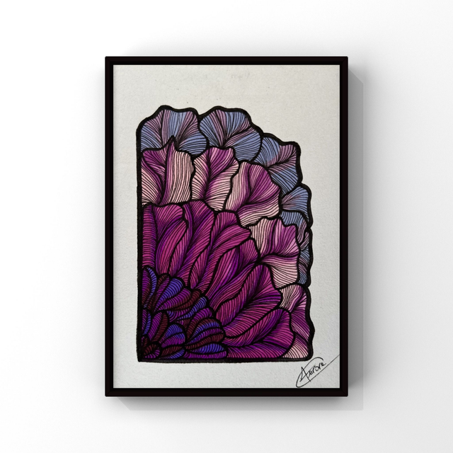Purple Flower Mandala