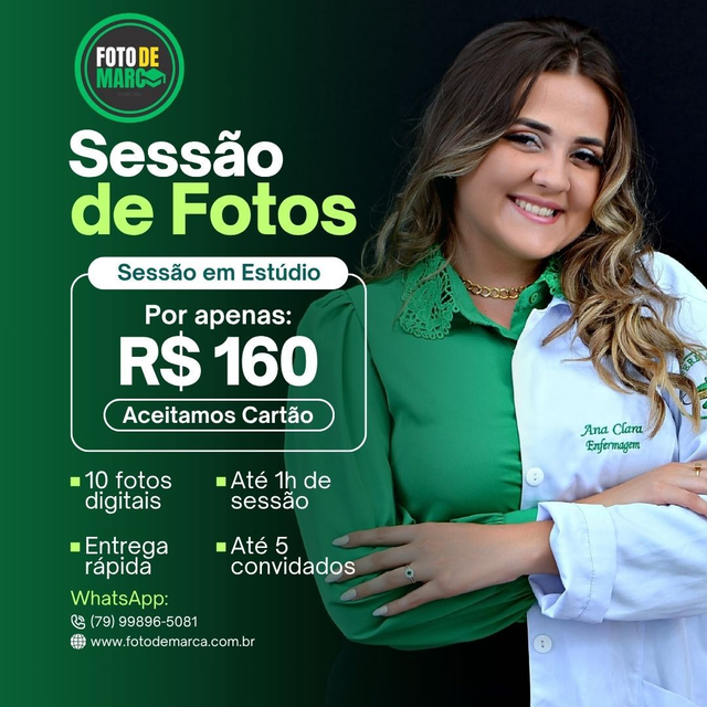 Sessão de Foto em Estúdio