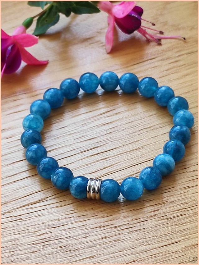 Bracelet 8mm - Apatite Jade