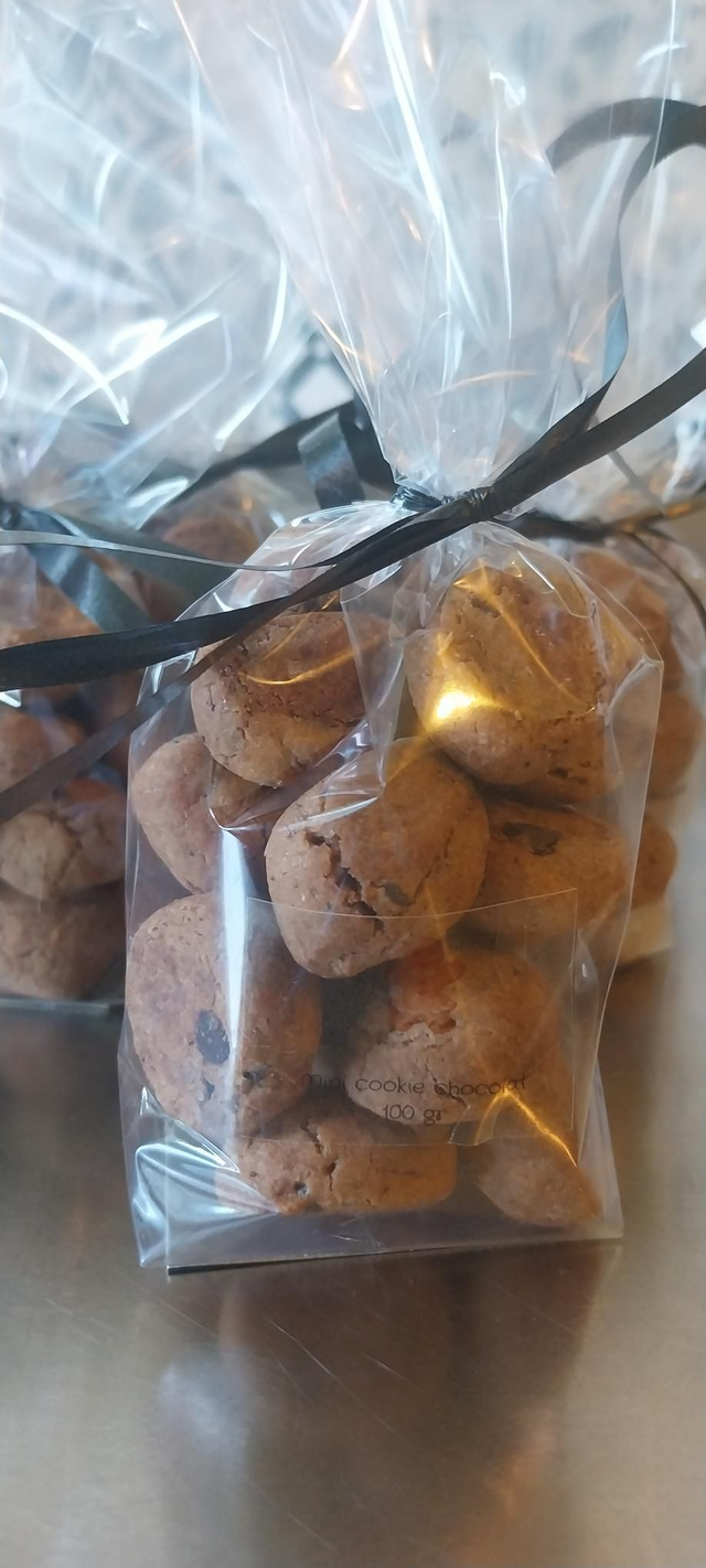 Mini cookies tout chocolat 