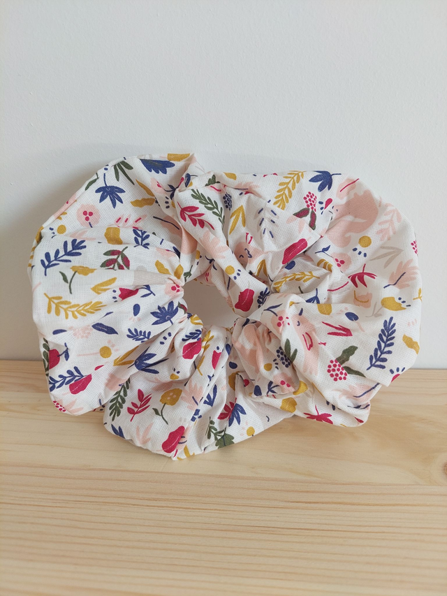 Chouchou fleur et lapin