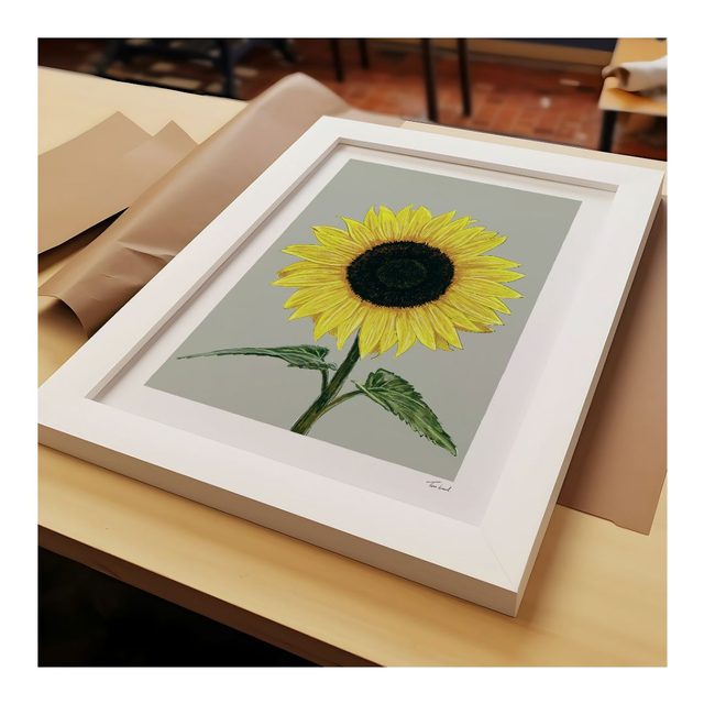 &#039;Sunflower&#039; art print