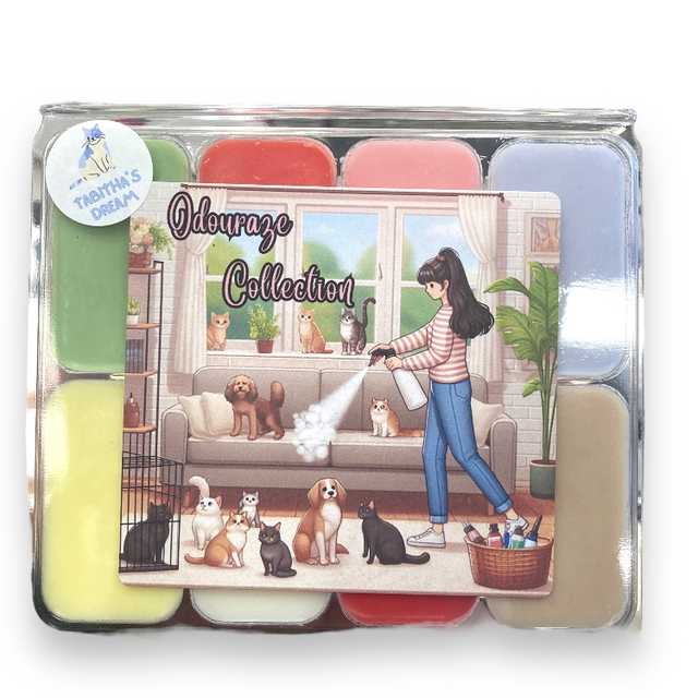 Brand new Pet Odouraze collection wax melt selection box