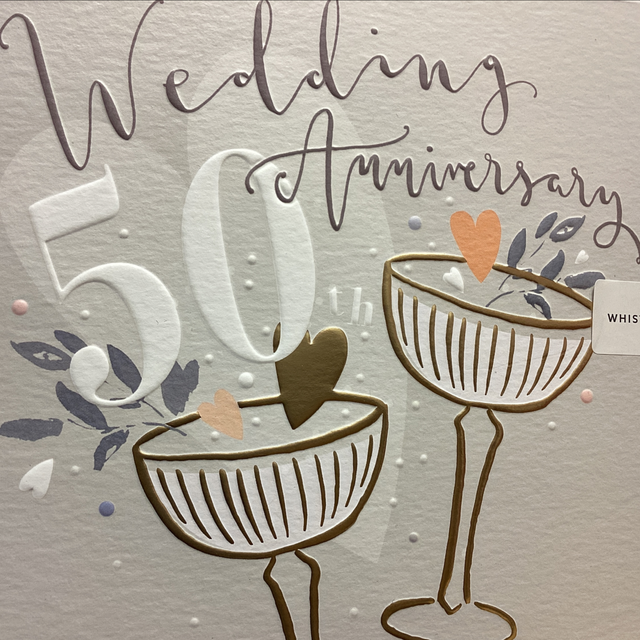 Anniversary 50th Golden (Large) WF