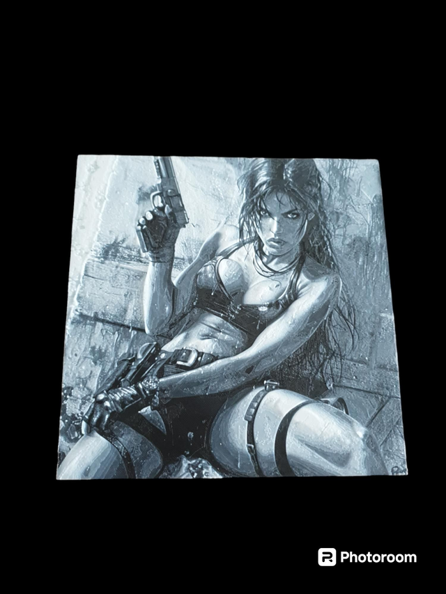 Plaque Deco lara croft