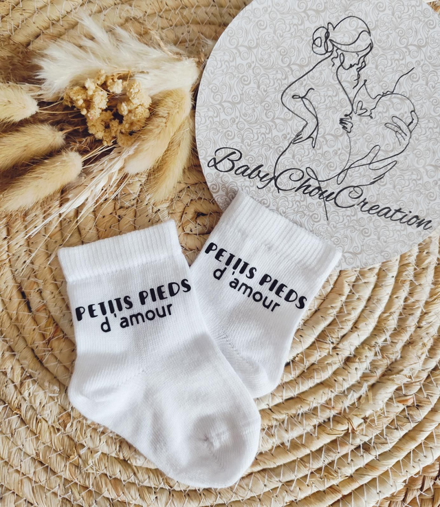 Chaussettes Petits pieds d&#039;amour 