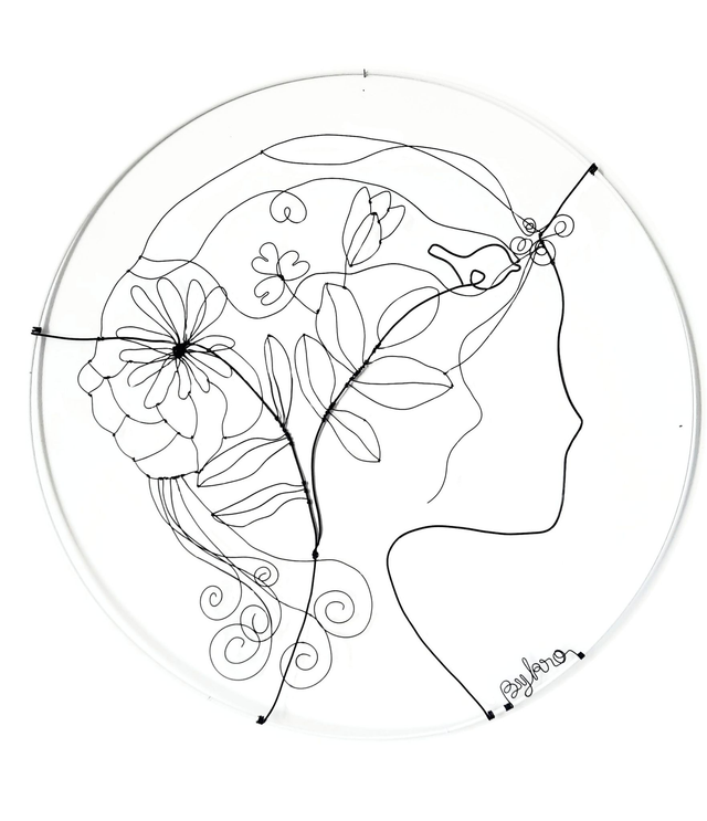 Cadre Les Demoiselles &quot;Flora&quot;