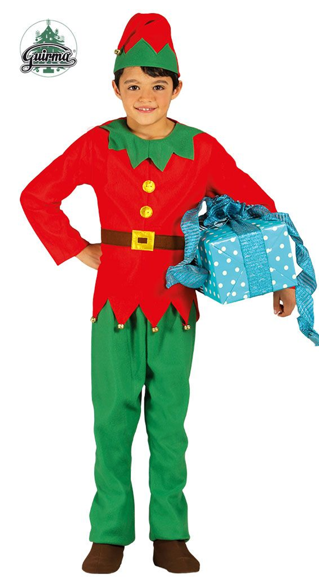 NATALE , COSTUME FOLLETTO BABY 5 / 6 ANNI
