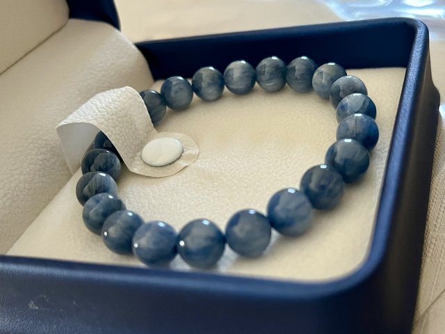 Bracelet de Cyanite Naturelle