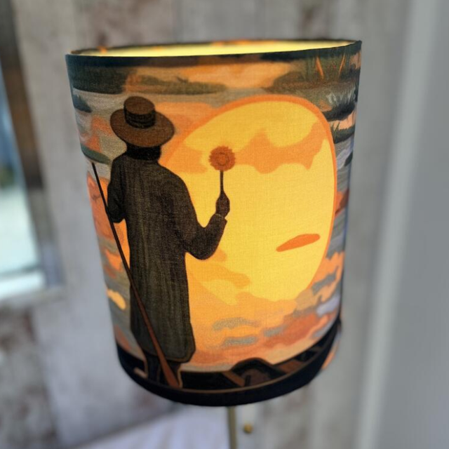 Monet Boatman Drum Lampshade