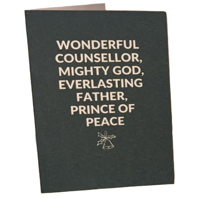 Wonderful Counsellor Mini Card (A7)