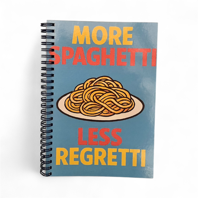 The Imperfect Range- Spaghetti A5 notebook