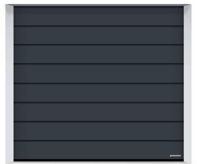 Hörmann garasjeport Renomatic profil M Antrasittgrå RAL 7016 (komplett pakke)