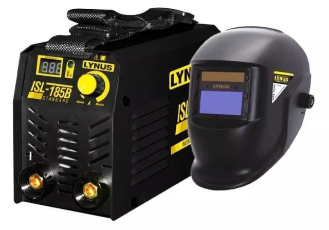 Kit inversor solda standard Kisl-185b + Máscara solda lynus