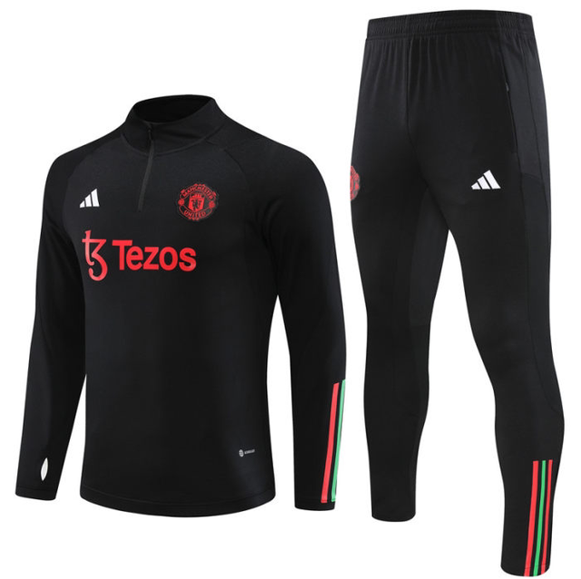 Adulte Manchester United F.C.2023-2024 Quick Dry Casual noir