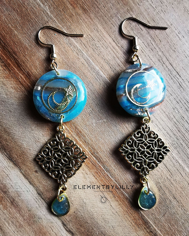 Boucles d'oreilles "Éclat Céleste"