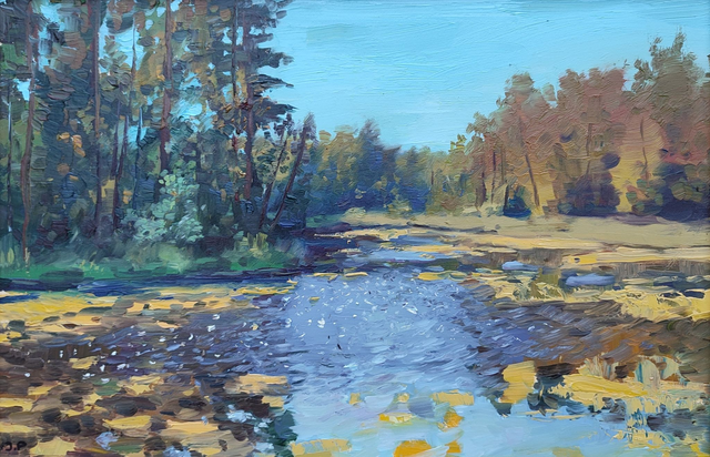 Gnilec, 40x60 olej płótno 2025 oprawiony