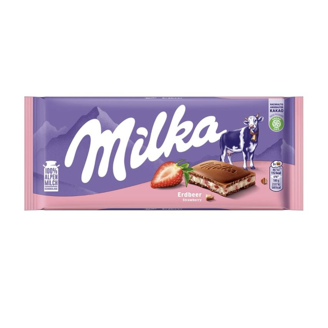 Milka Erdbeere
