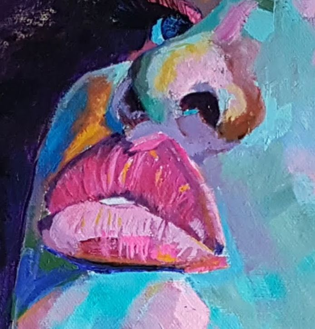 'I am who I am' limited edition art print by @buzemanart, 40 x 50cm