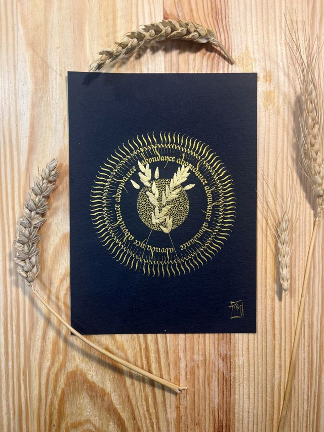 Mandaligraphie Abondance