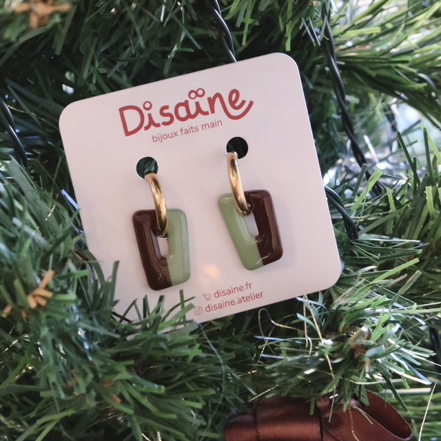 Boucles d'oreilles Split